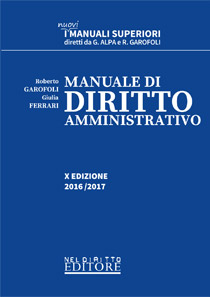 Manuale di Diritto Amministrativo 2016/2017