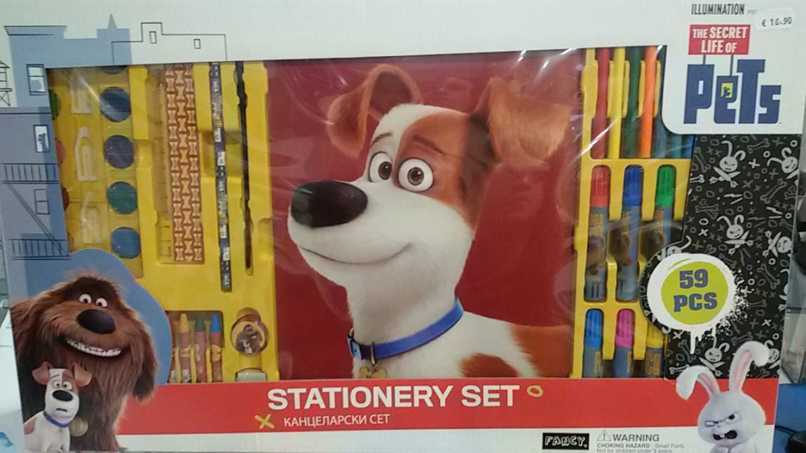The Secret Life of Pets-Stationery Set