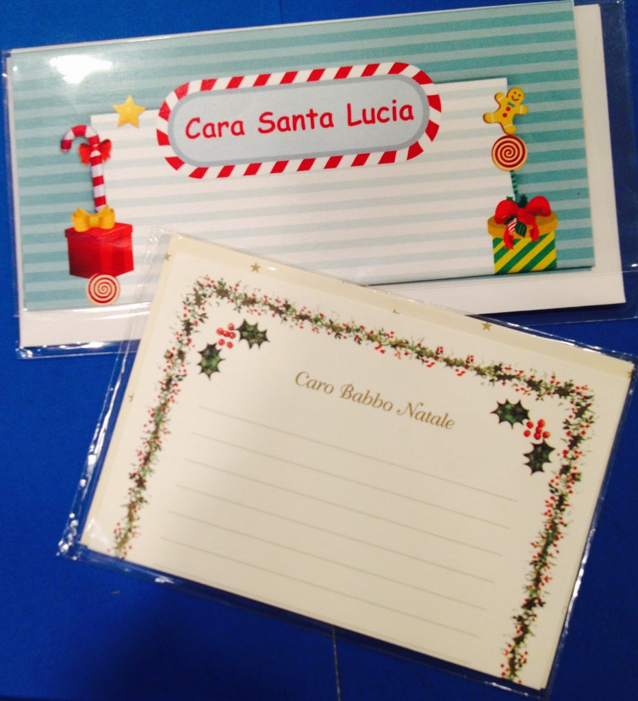 Lettere per Santa Lucia e Babbo Natale !