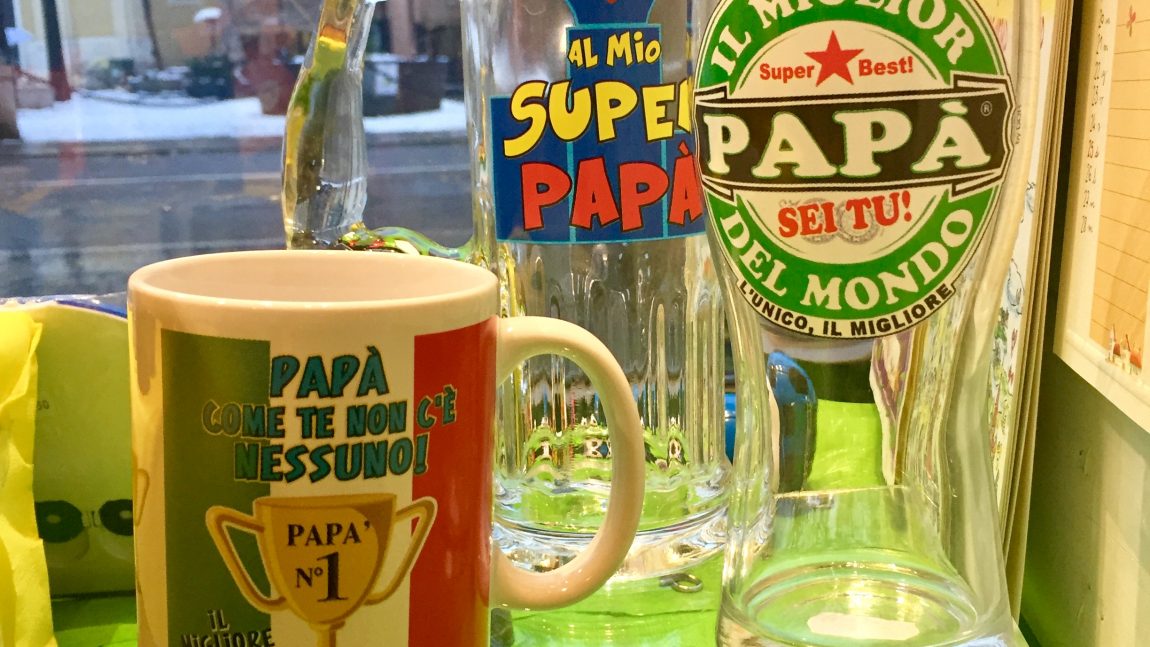Tazze e Bicchieri per il tuo papà