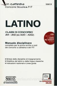 Latino classi di concorso A11-A13