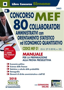 Concorso MEF 80 Collaboratori Amministrativi
