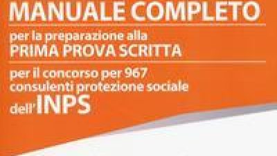 Concorso per 967 INPS Consulenti Protezione Sociale