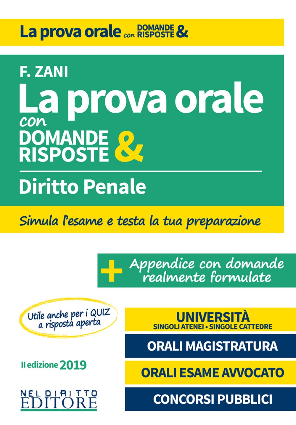 LA PROVA ORALE con domande e risposte