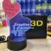 LAMPADA LOVE TRIDIMENSIONALE 😍💗💕🎁